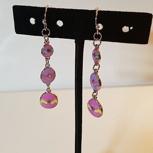 Trio Pastel Rhinestone Easter Egg Earrings